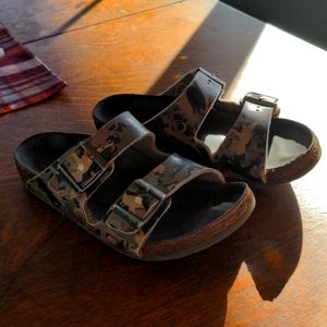 Birkenstock Dino Camo Kid Two Strap Arizona Sandal 34